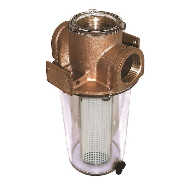 Groco ARG-1000 Series 1" Raw Water Strainer w/Non-Metallic Plastic Bas ARG-1000-P - main